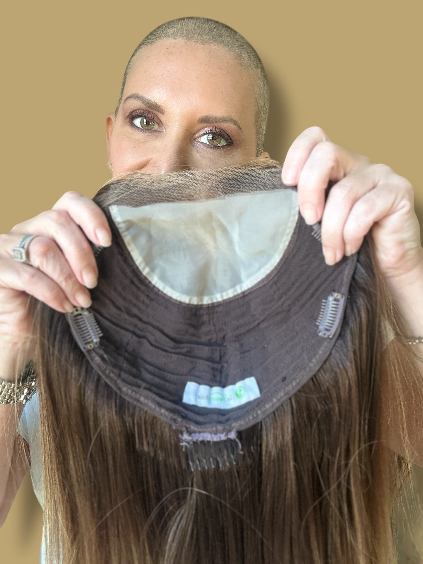 Le Beauty Human Hair Topper lace-front