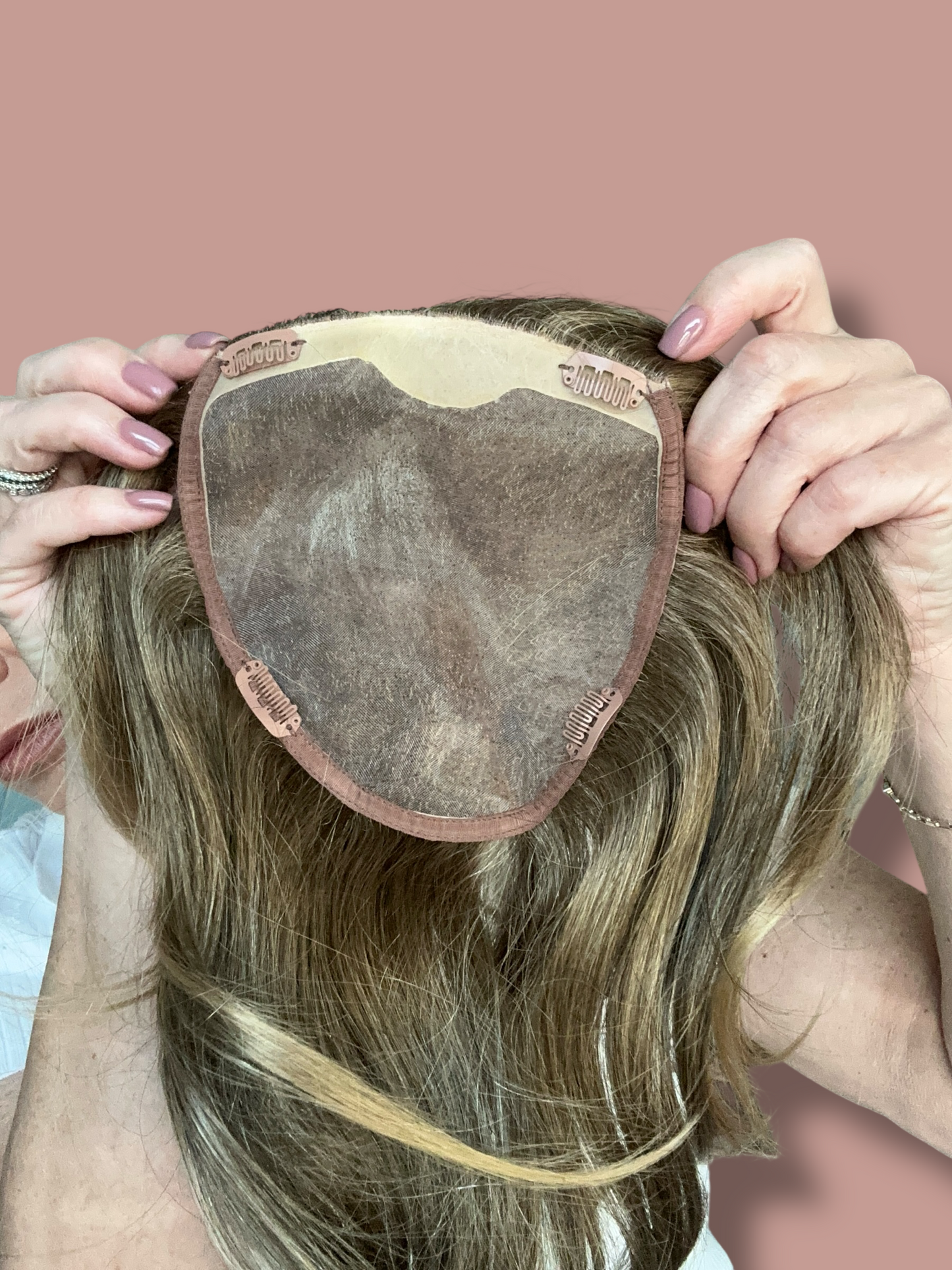 Custom made Human Hair Topper