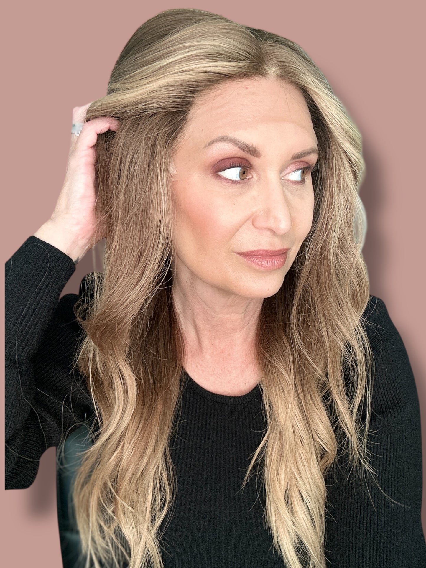 Bronde Lace Front Silk Top Wig