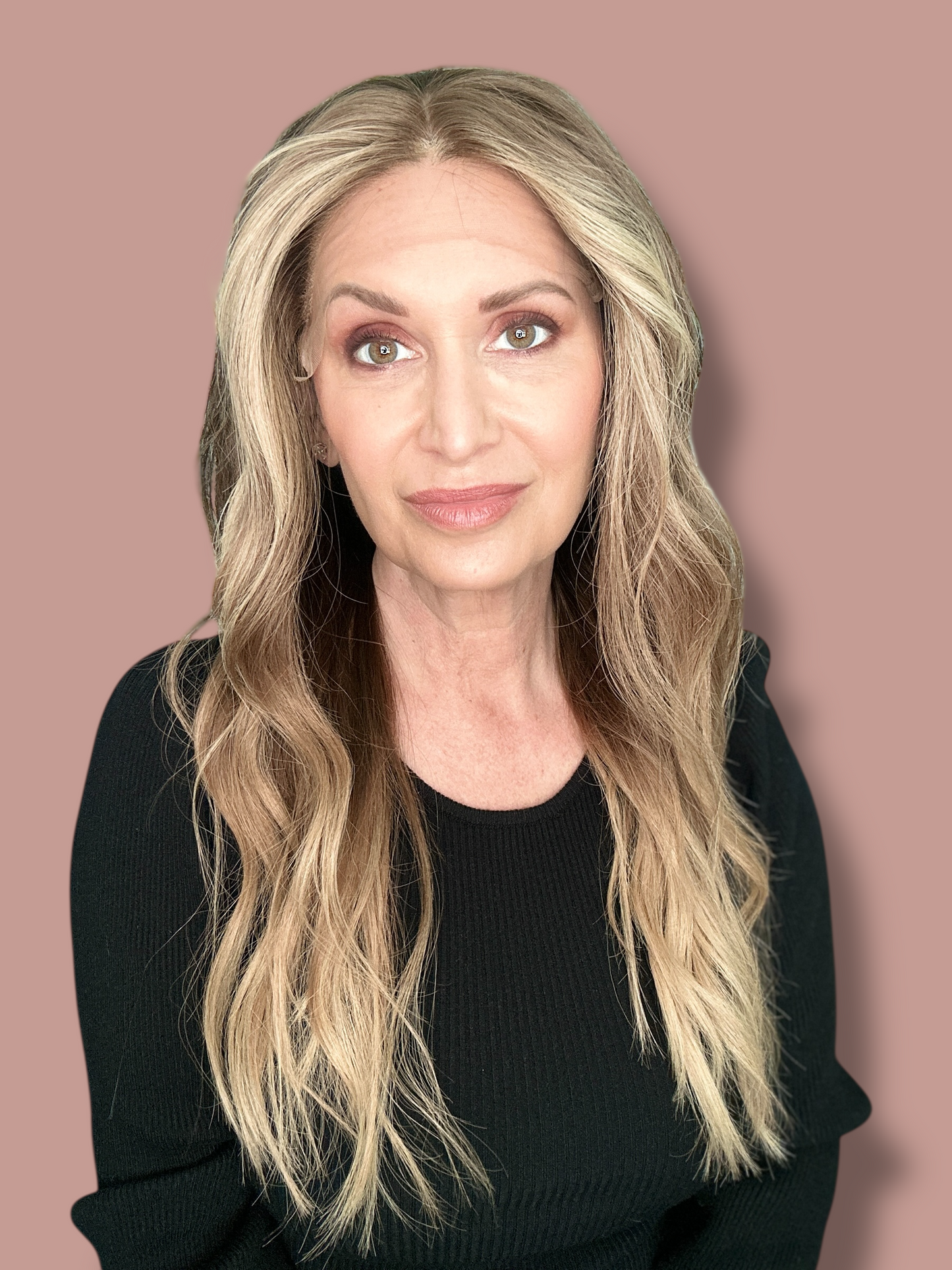 Bronde Lace Front Silk Top Wig